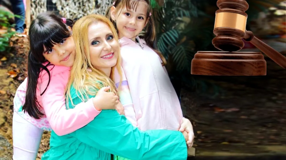 Ce a făcut Alina Sorescu în plin proces de divorț. Fetițele au fost lângă ea