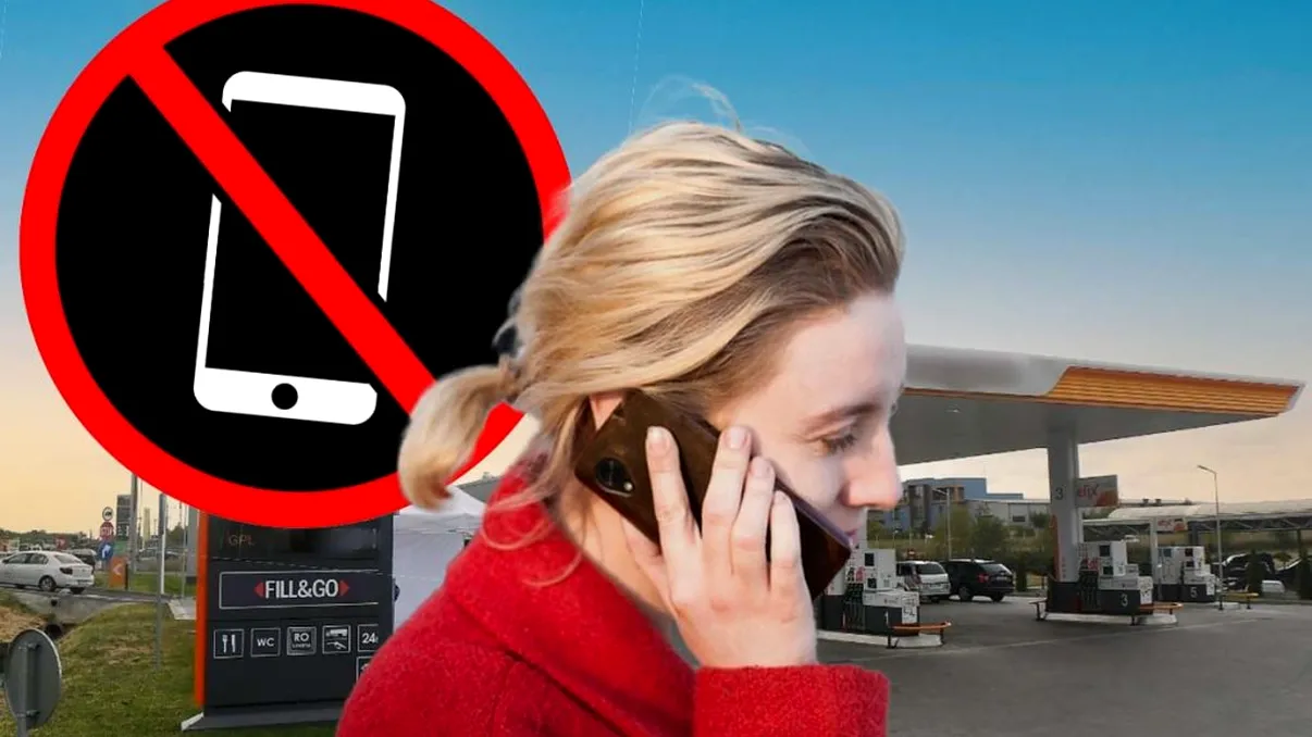 De ce este interzis să vorbești la telefon în benzinărie, de fapt. Explicația care va clarifica tot