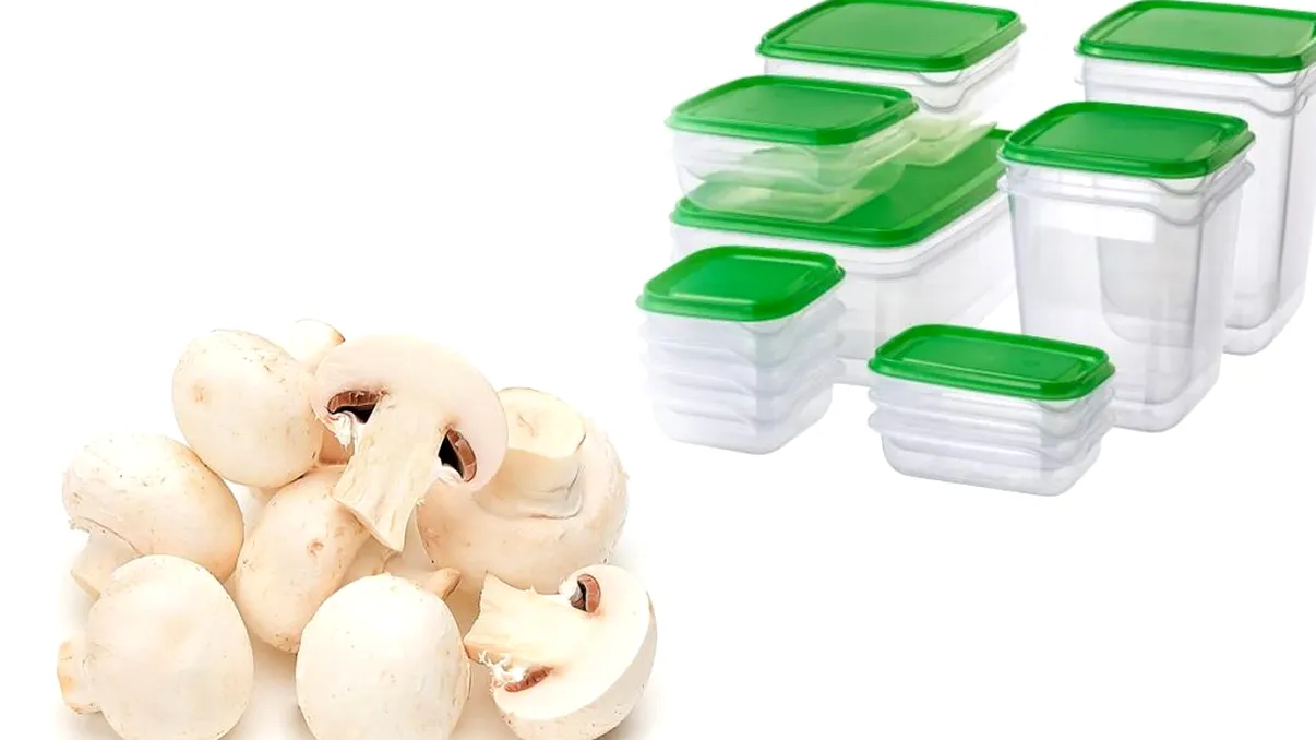De ce să nu mai ții ciupercile în vase închise de plastic. Mulți au procedat greșit până acum
