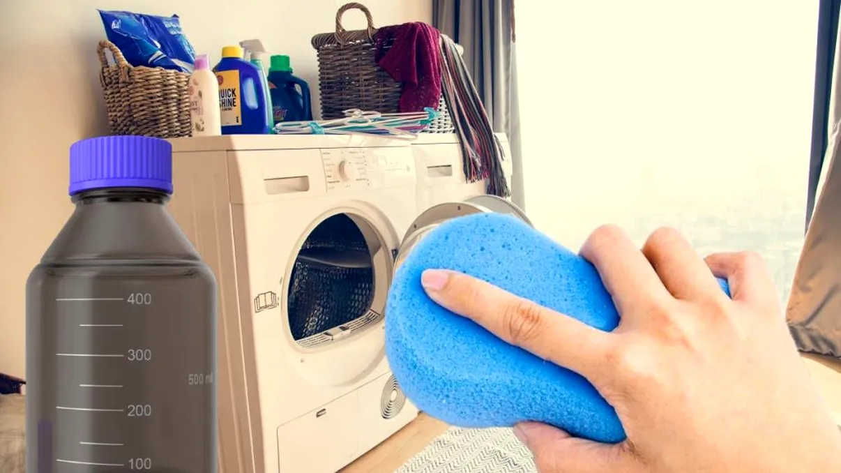 Soluția banală care curăță perfect mașina de spălat. O s-o folosești mereu