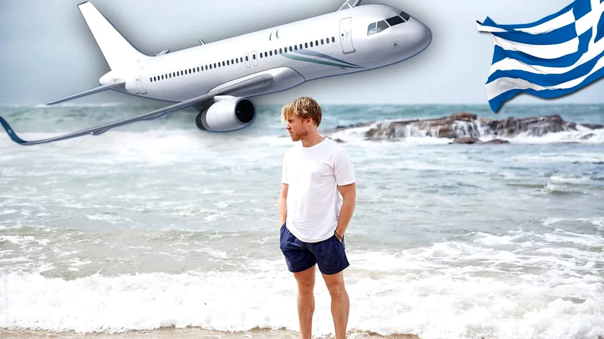 Stațiunea din Grecia unde avioanele aterizează lângă plajă. Trec la câțiva metri de oameni