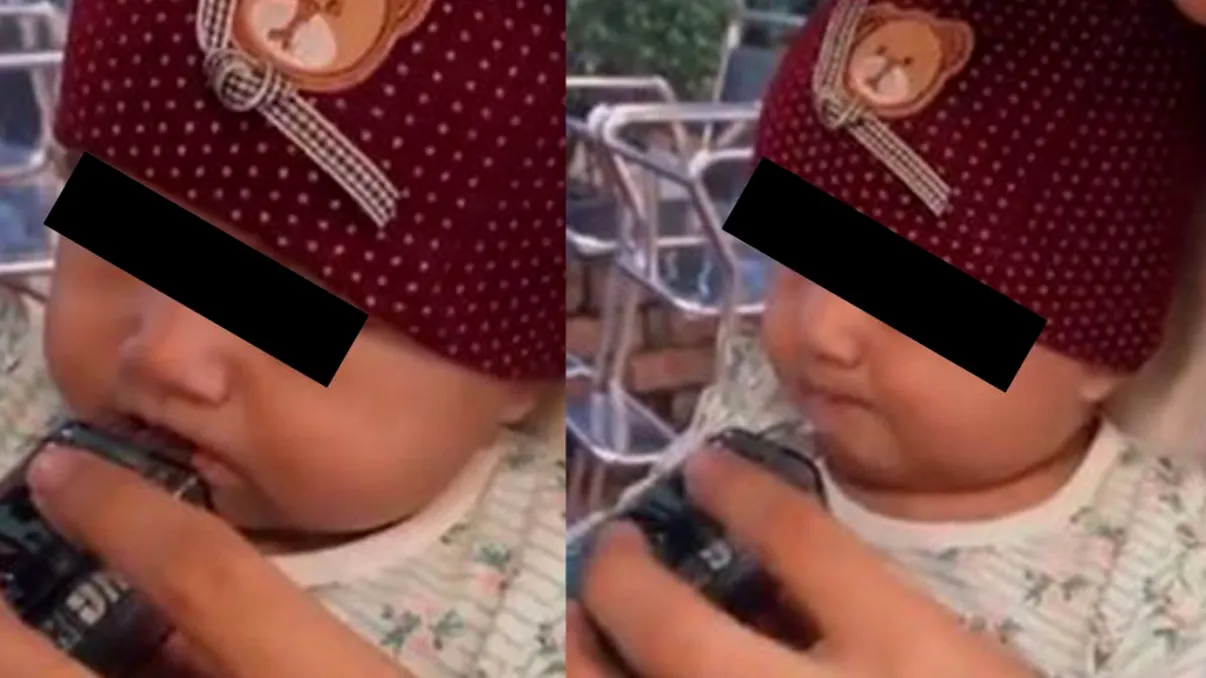 Pedeapsa uriașă pe care un om de afaceri o riscă după ce a fost surprins în timp ce a pus o țigara electronică în gura unui bebeluș. Video