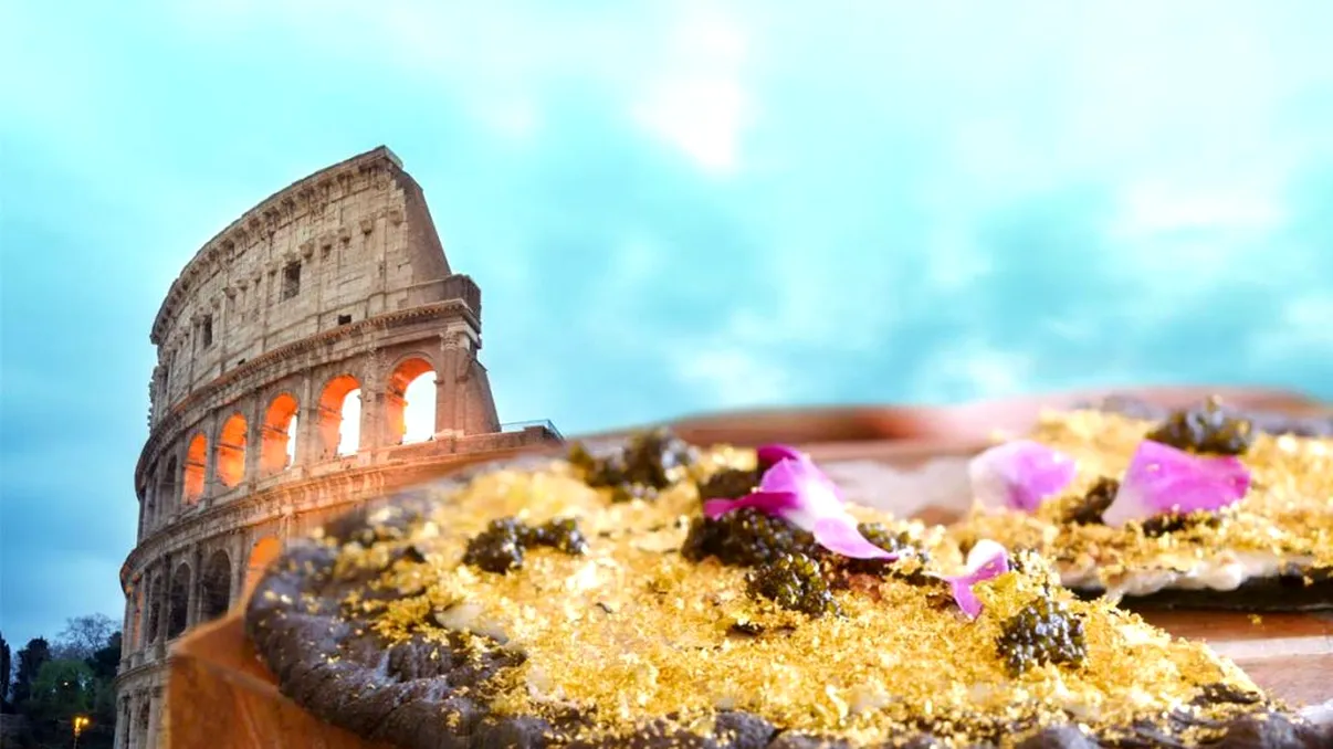 Cea mai nouă fiță culinară: pizza cu topping de aur. Afacerea cu care un român a dat lovitura în Italia