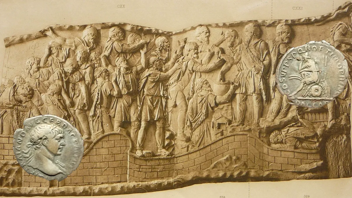 Moneda din timpul Imperiului Roman care a fost descoperită în Maramureș. Ce inscripție despre Dacia apare