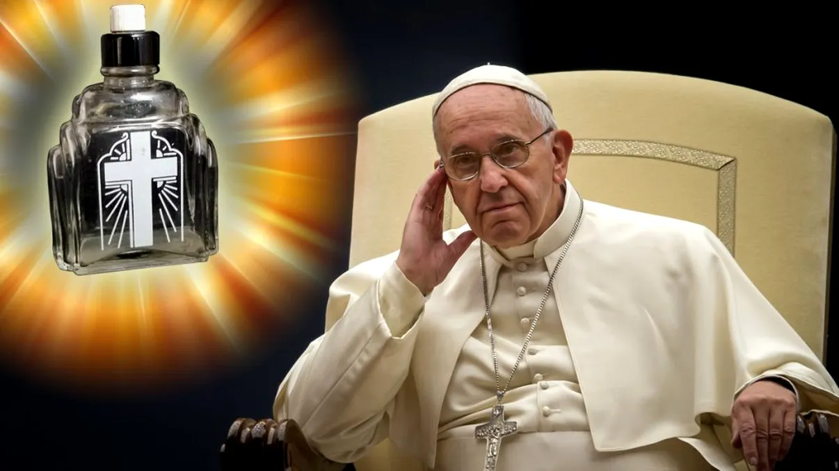 Care este ”adevărata apă sfințită”, în opinia Papei Francisc: a scăpat ”porumbelul” când a primit cadoul