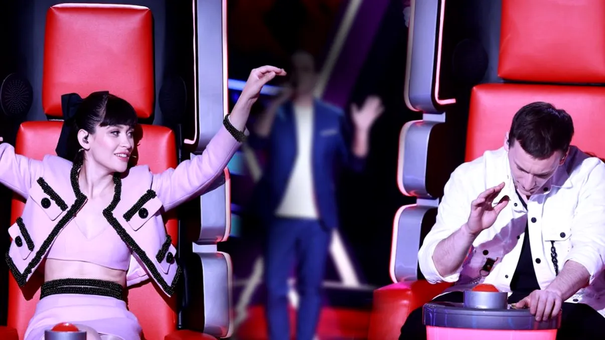 Ce vedetă a urcat pe scenă, la Vocea României, și a cântat fără ca antrenorii să bănuiască cine e. Surpriză uriașă