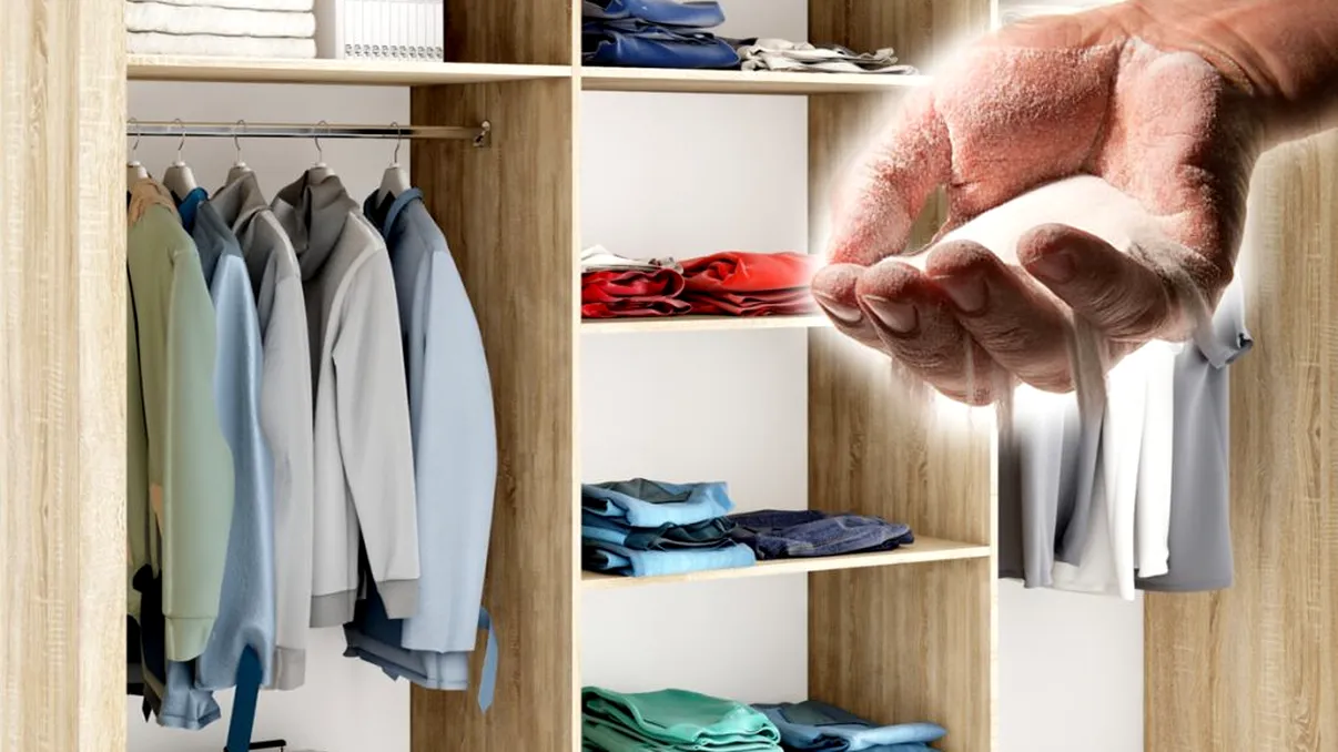 De ce să pui puţin nisip în şifonierul cu haine. E trucul perfect, o să procedezi mereu aşa de acum