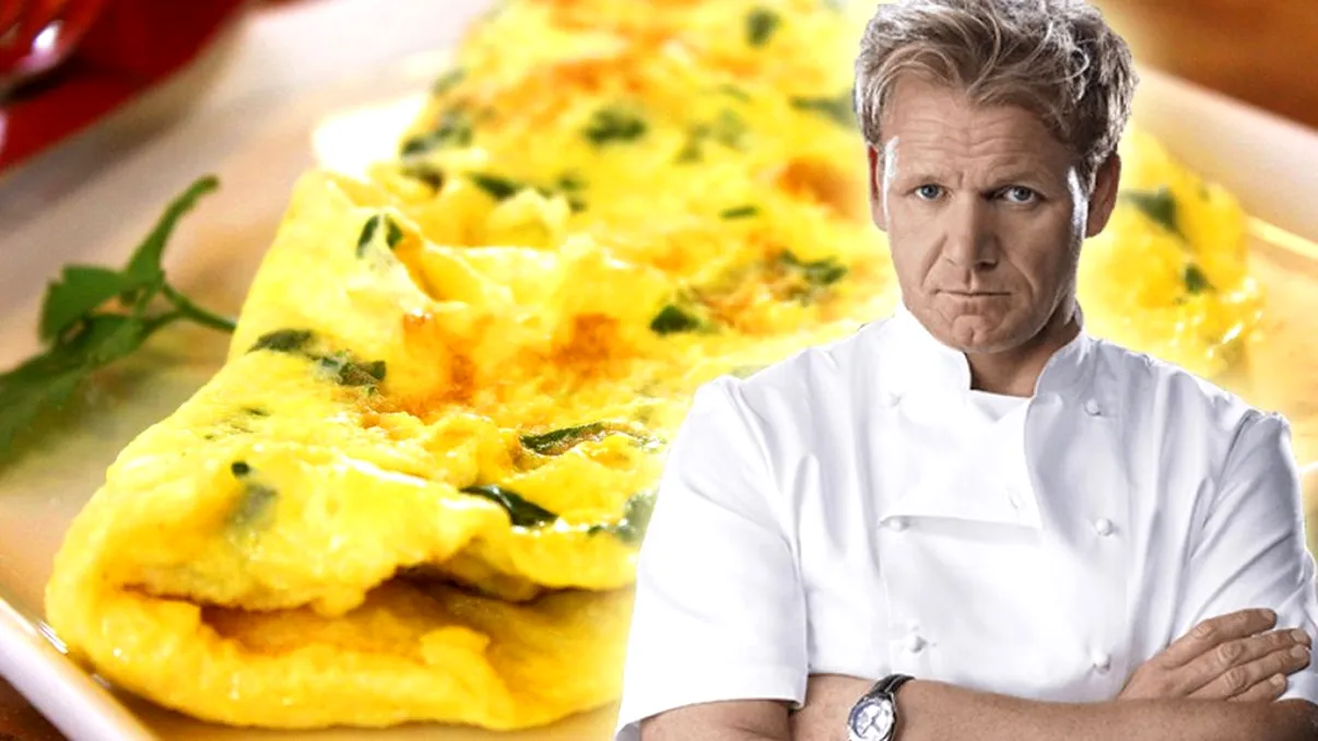 Ingredientul secret pentru cea mai pufoasă omletă. Trucul genial al lui Gordon Ramsay