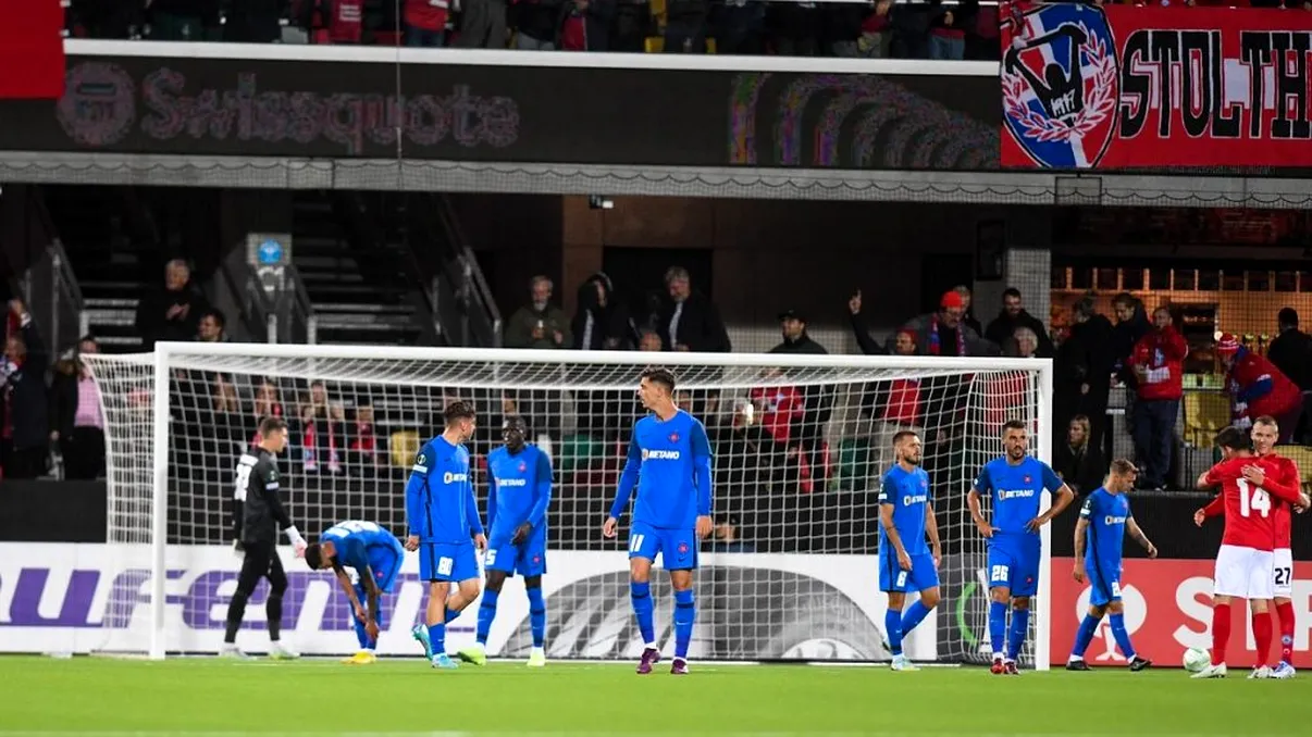 Presa daneză, val de ironii la adresa FCSB, după dezastrul din meciul cu Silkeborg. „Opriți-vă! Românii au fost trimiși acasă cu un dureros 5-0”