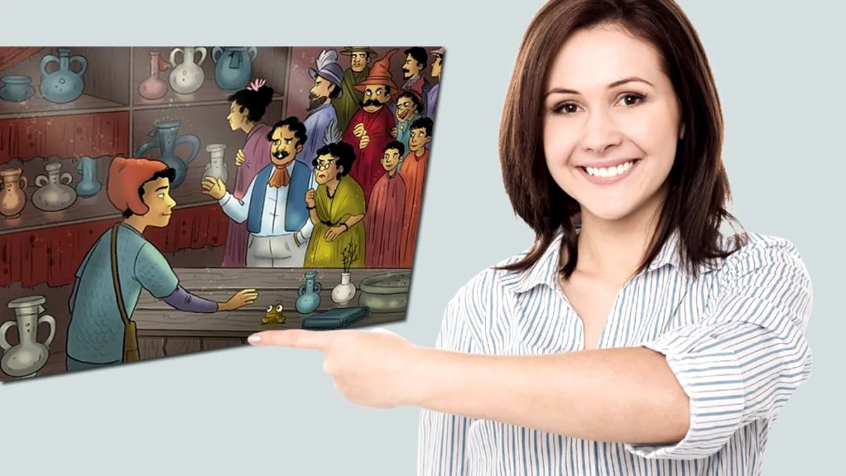 Testul de inteligență care este rezolvat doar de 10% dintre oameni. Unde este vrăjitoarea în imagine?