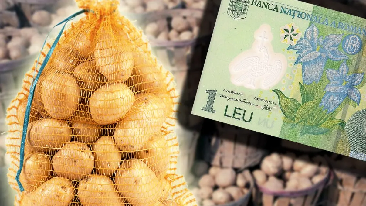 Unde mai găseşti cartofi ieftini în România. Costă doar un leu kilogramul, oamenii stau la rând pentru ei