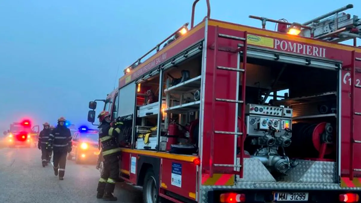 Accident grav în Sibiu cu mai multe victime. Un microbuz condus de un șofer beat s-a răsturnat pe marginea zilei. Descoperirea șocantă a polițiștilor