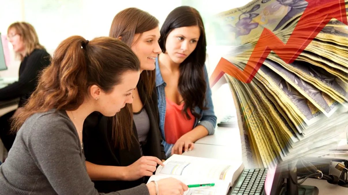 Bani mai mulți pentru bugetarii din România. Cine poate primi cu până la 50% mai mult