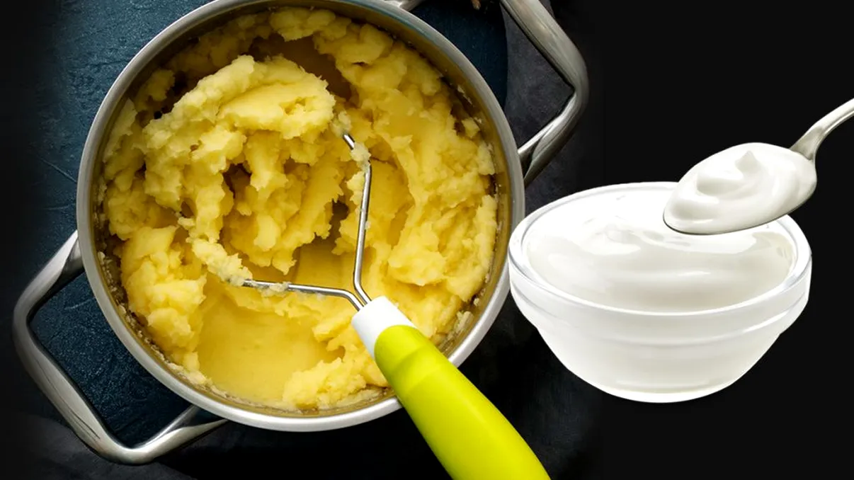Câtă smântână trebuie să pui pentru 2 porții de piure. Greșeala uriașă pe care o fac multe gospodine