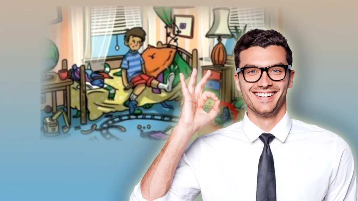 Testul de atenție care este rezolvat de 15% dintre oameni. Unde este a doua gheată a copilului?