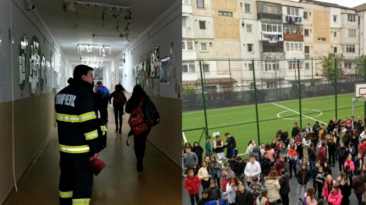 Ultima oră! Incendiu uriaș la o școală din Botoșani. Peste 600 de elevi au fost evacuați de urgență