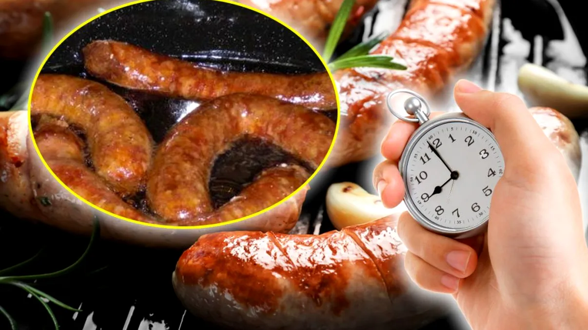 Câte minute trebuie să prăjești cârnații de casă pentru gustul perfect. Cu ce să-i stropești când sunt pe foc
