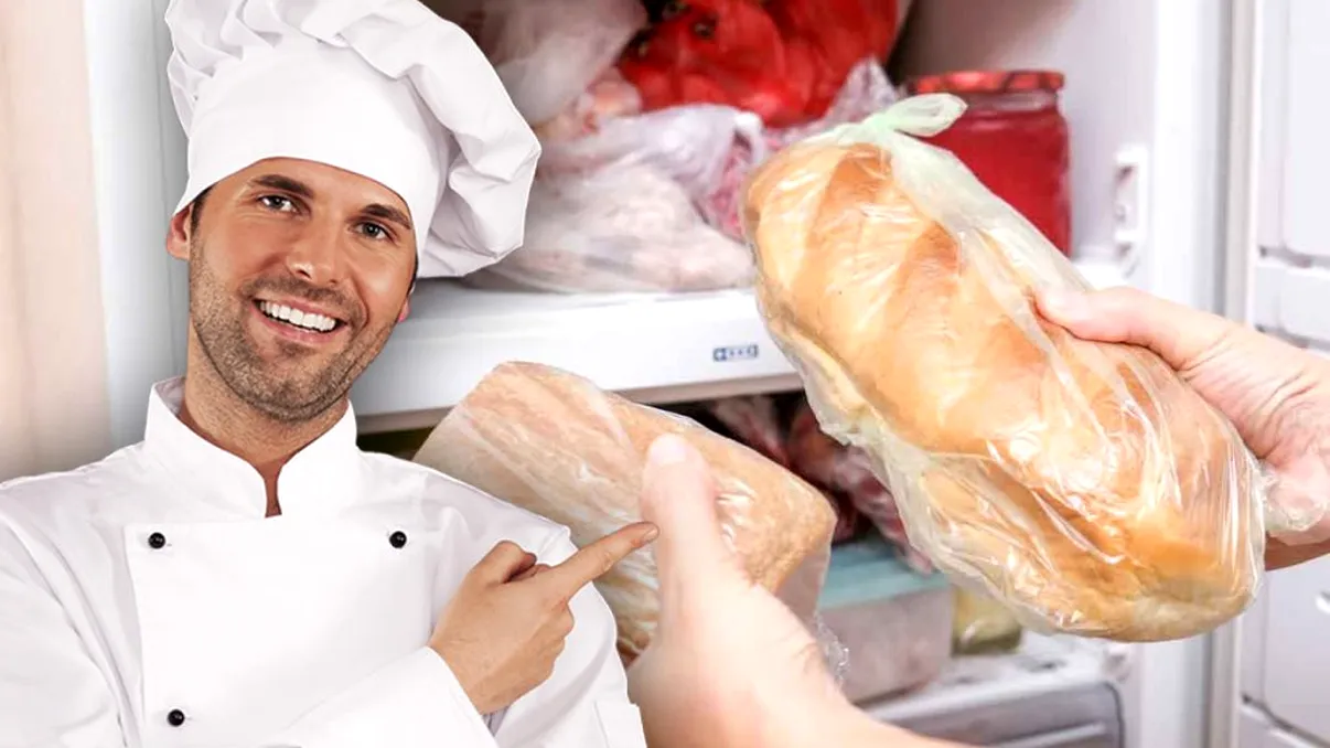 Trucul genial pentru a decongela pâinea. Se folosește în marile restaurante