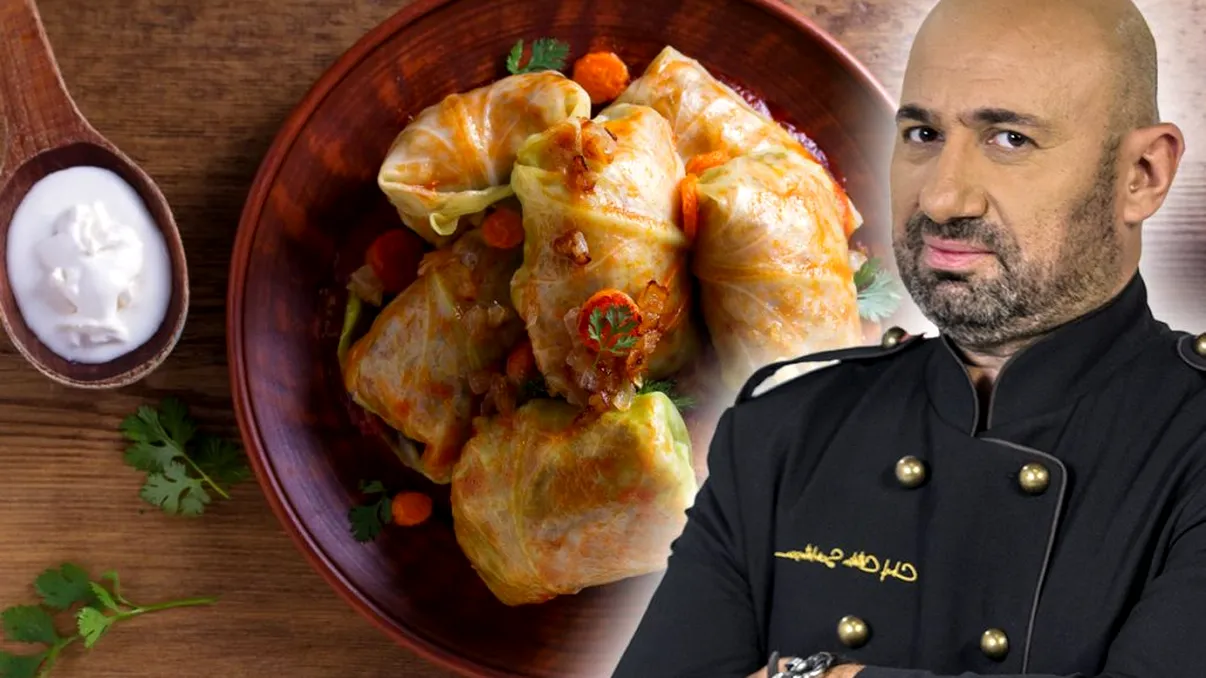 Ingredientul secret pe care Chef Cătălin Scărlătescu îl folosește la sarmale. Vor fi delicioase