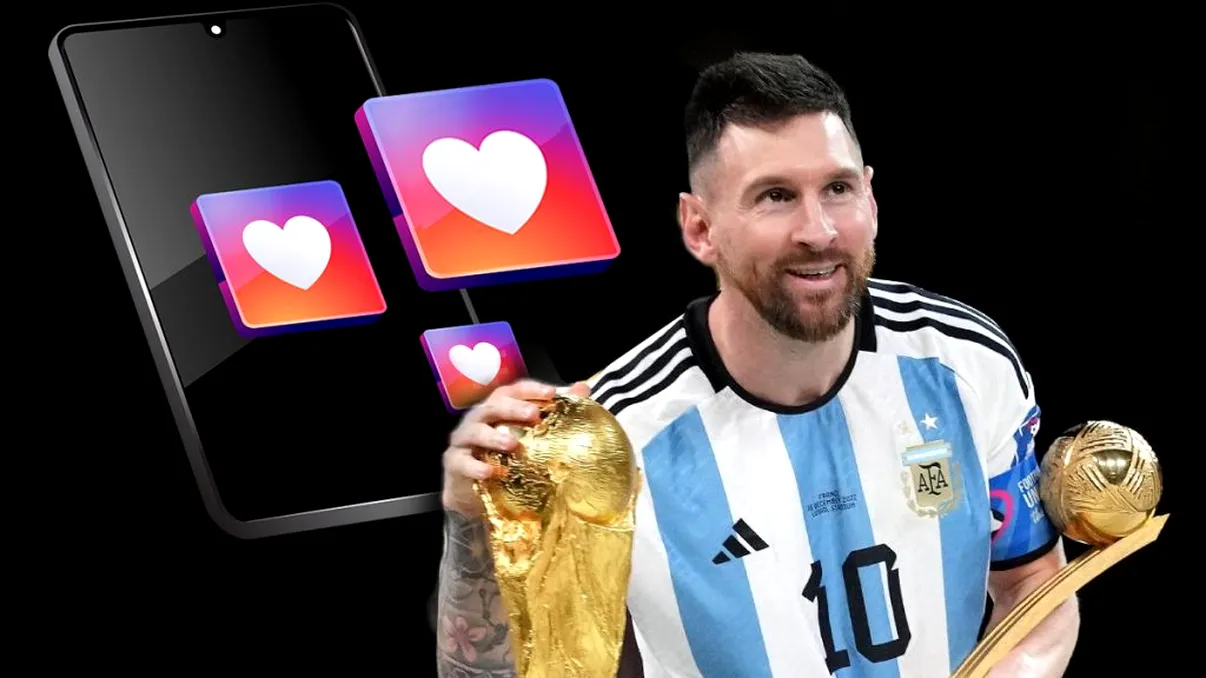 Mesajul cu care Messi a stabilit un record de Like-uri. Ce a postat fotbalistul pe Instagram