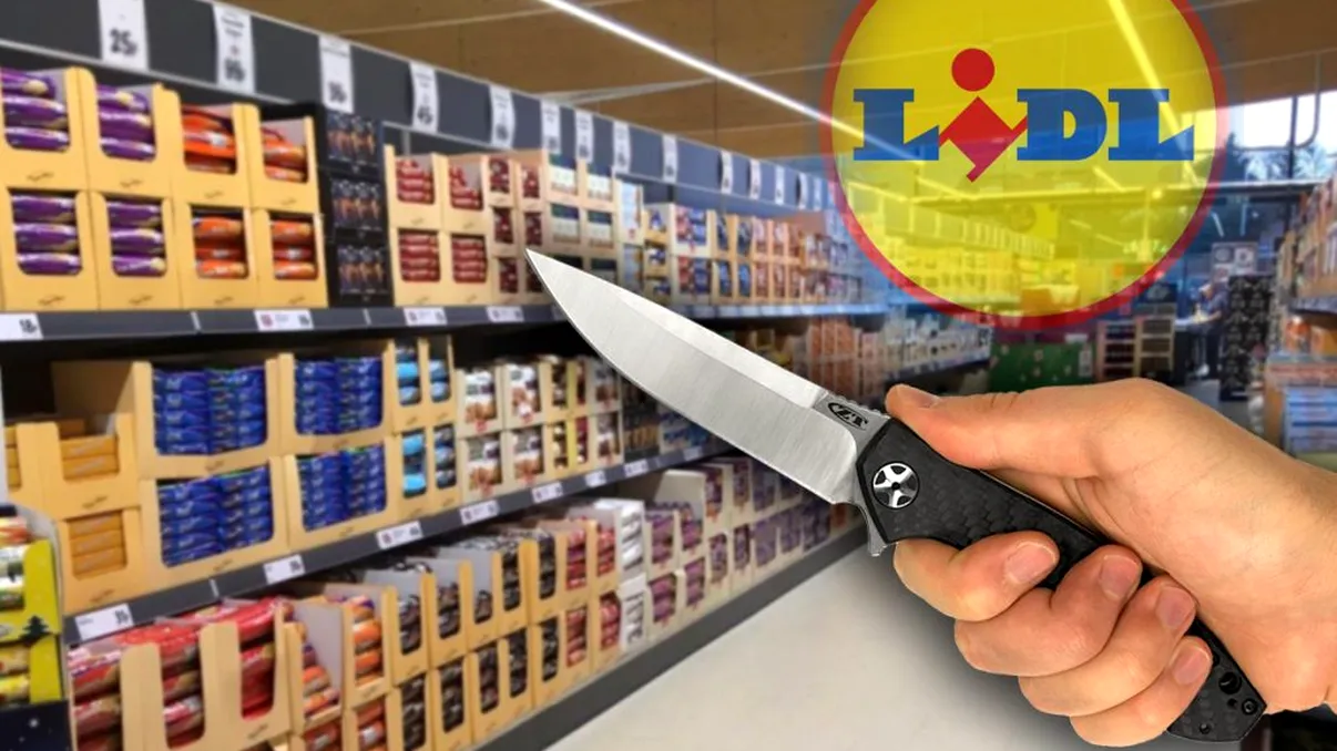 Scandal uluitor într-un magazin Lidl. Un bărbat a fost înjunghiat, ce s-a întâmplat după