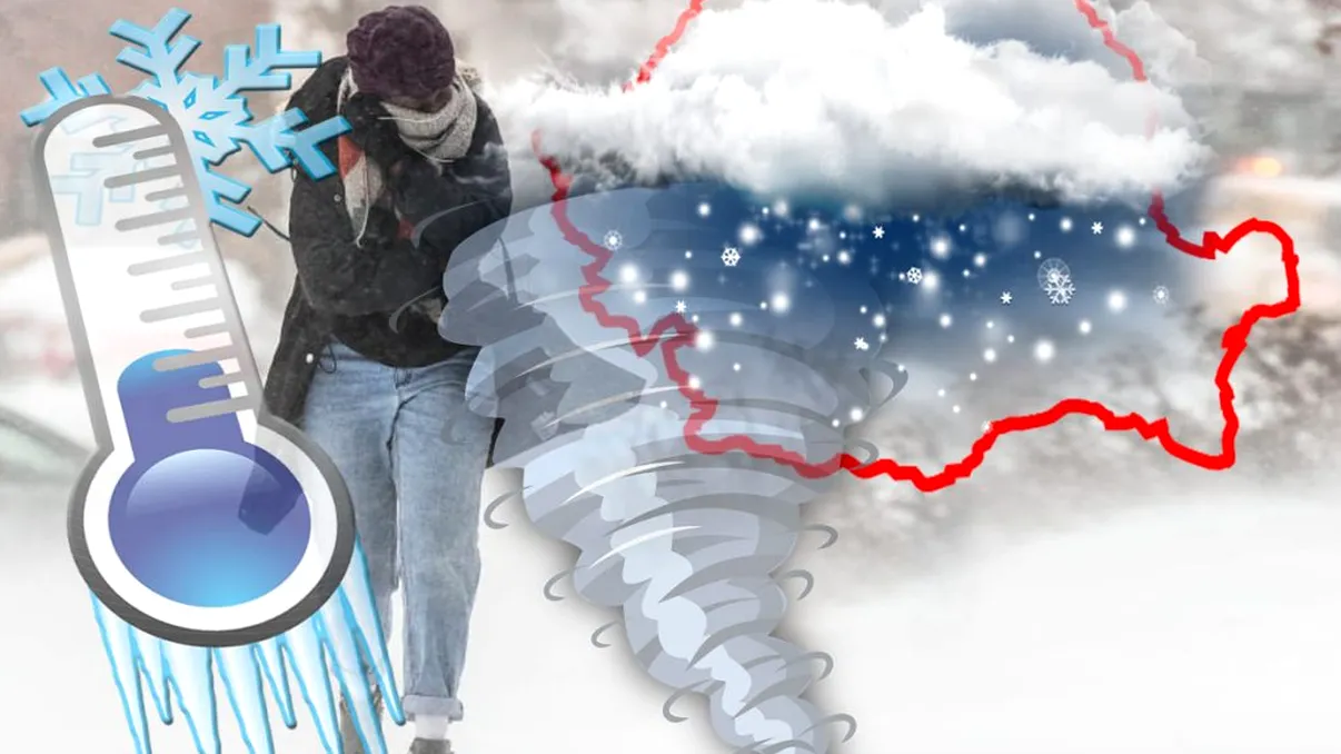 Schimbări drastice de vreme în decembrie. Ce temperaturi vom avea în țară