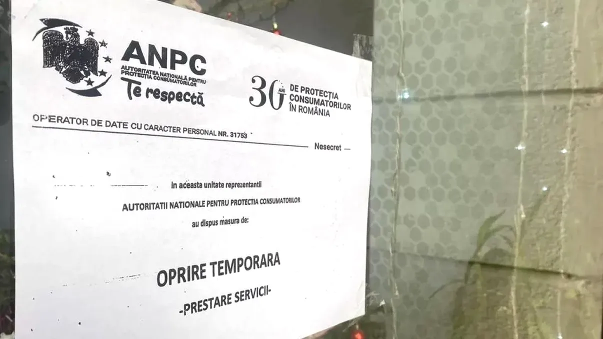Anunțul ANPC după ce a închis restaurante cunoscute din București. Ce a găsit în locații