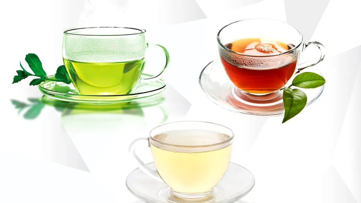 Diferențele dintre ceaiul verde, ceaiul negru și ceaiul alb. Ce să știi înainte să le consumi