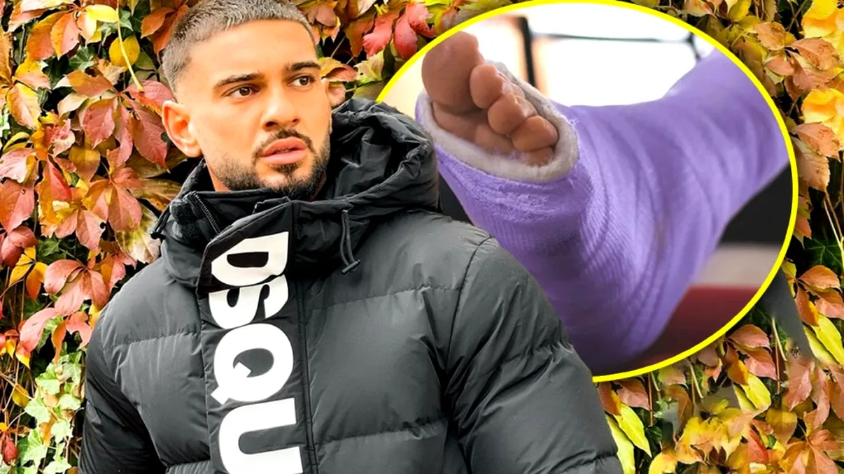 Ce veste cruntă a primit Dorian Popa, după ce a alunecat pe gheață, în curtea casei: ”Mă ajut de cârje”. EXCLUSIV