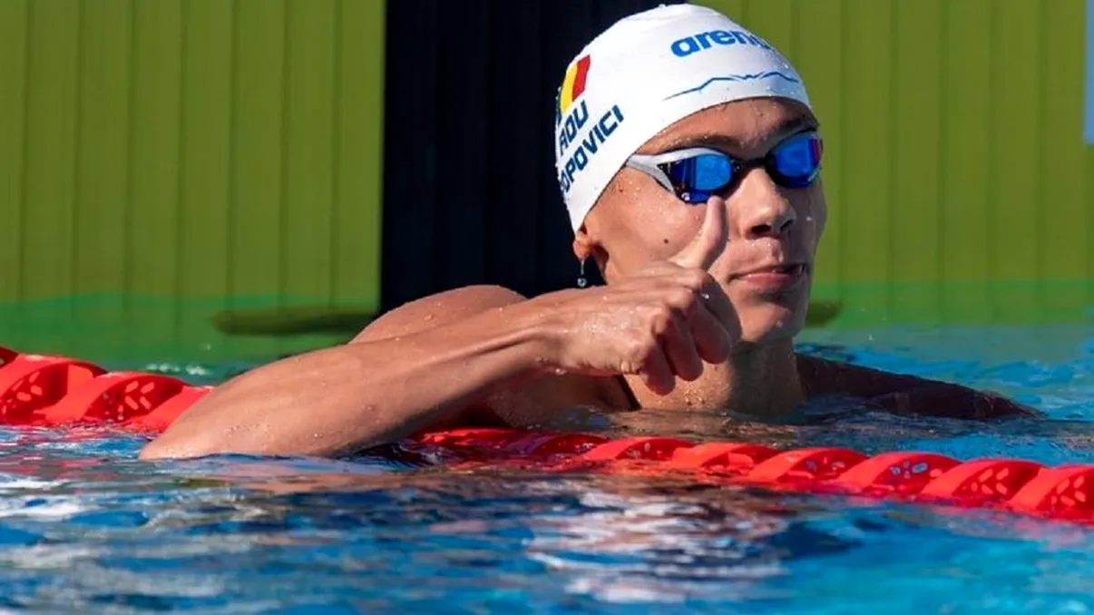 OFICIAL | David Popovici și-a învins un mare rival și a fost votat cel mai bun înotător european al anului 2022