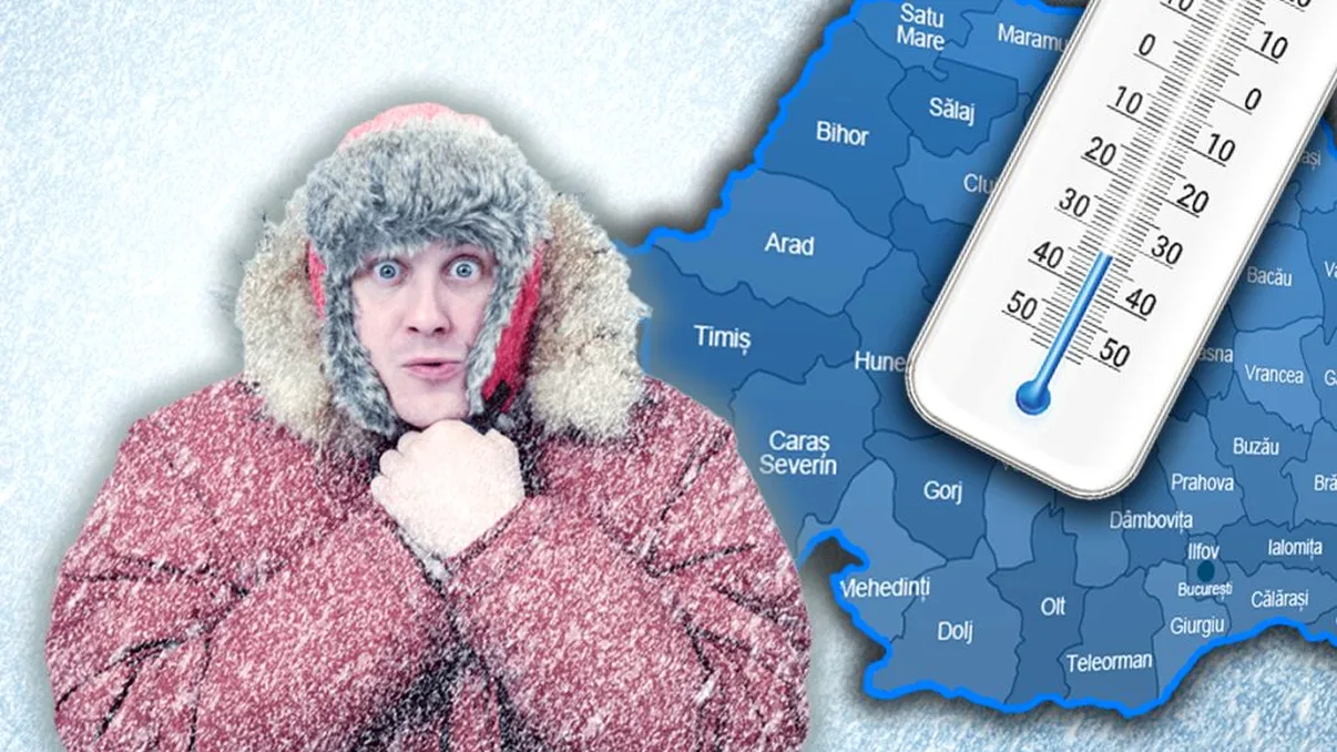 Gerul siberian îngheaţă România. Oraşul în care s-a înregistrat cea mai scăzută temperatură