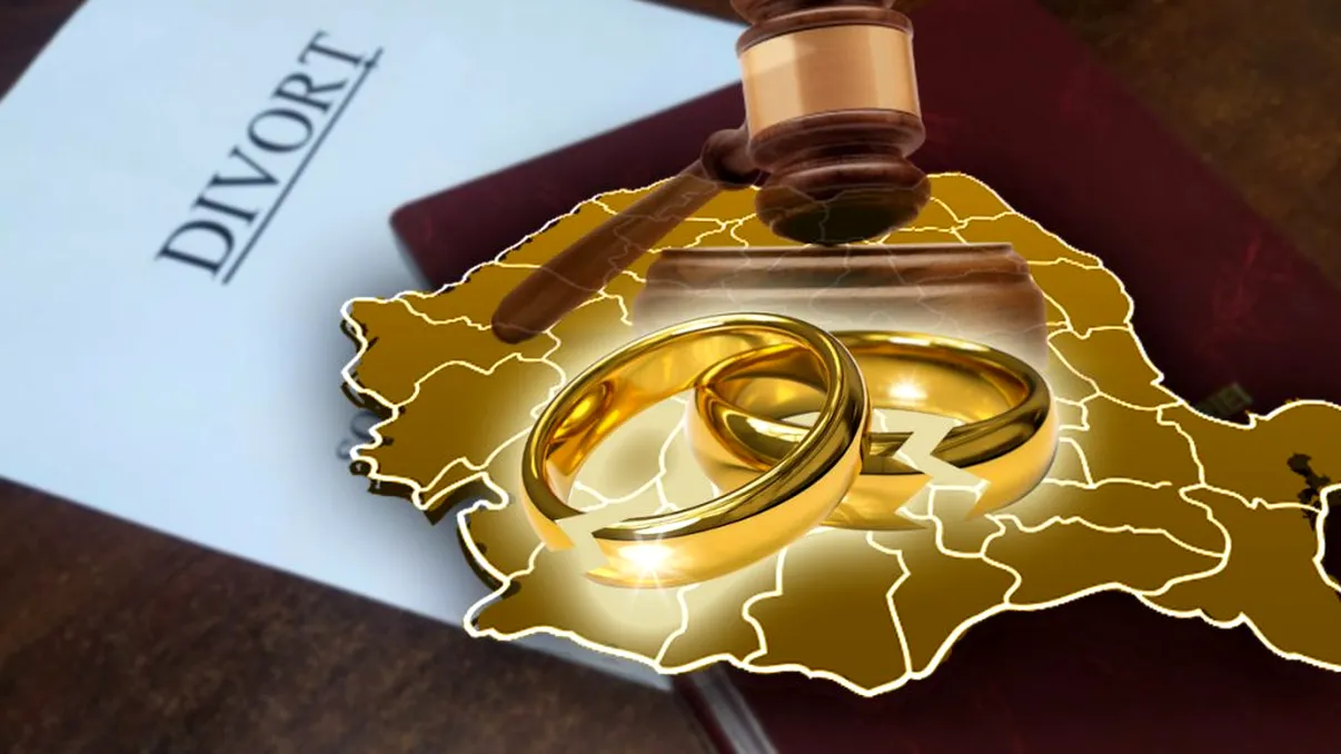 Județul din România în care sunt cele mai multe divorțuri. Femeile se despart rapid de soții lor