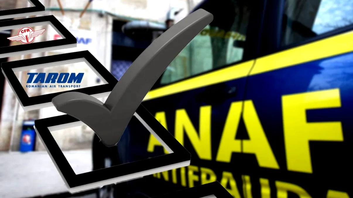 Lista neagră făcută de ANAF în România. Vestea momentului despre Tarom și CFR Marfă