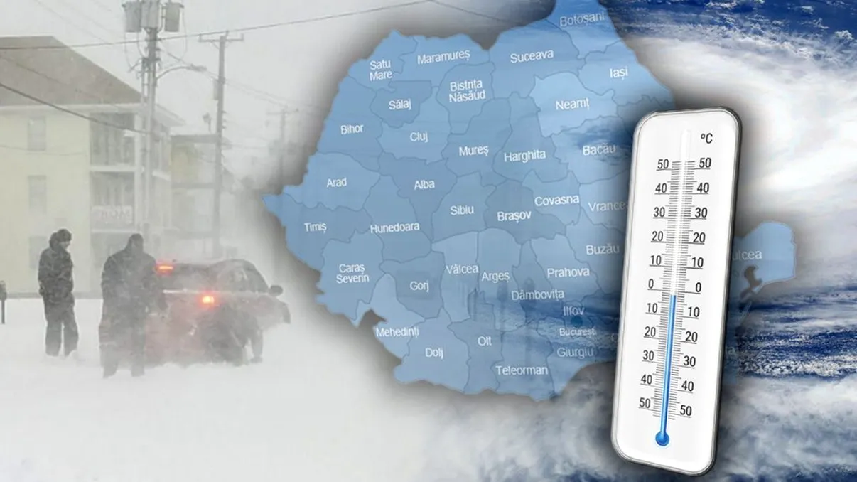 Urgia albă se întoarce. Zonele în care iarna îşi face de cap, a fost emis cod de vreme rea