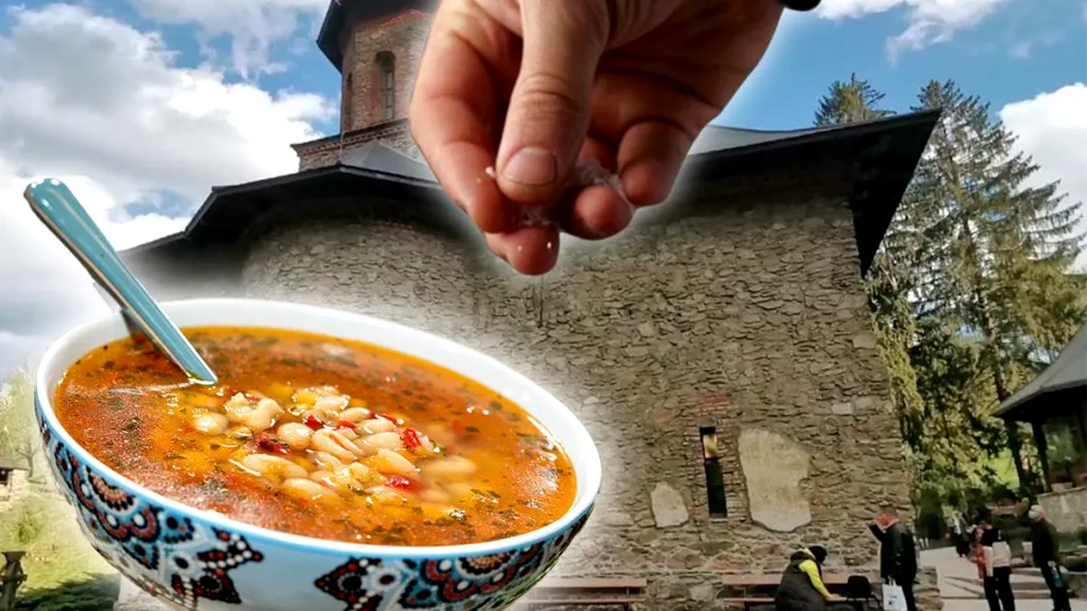 Ciorbă de fasole, reţeta de post de la Mănăstirea Prislop. Ingredientul care schimbă total gustul, trebuie să încerci