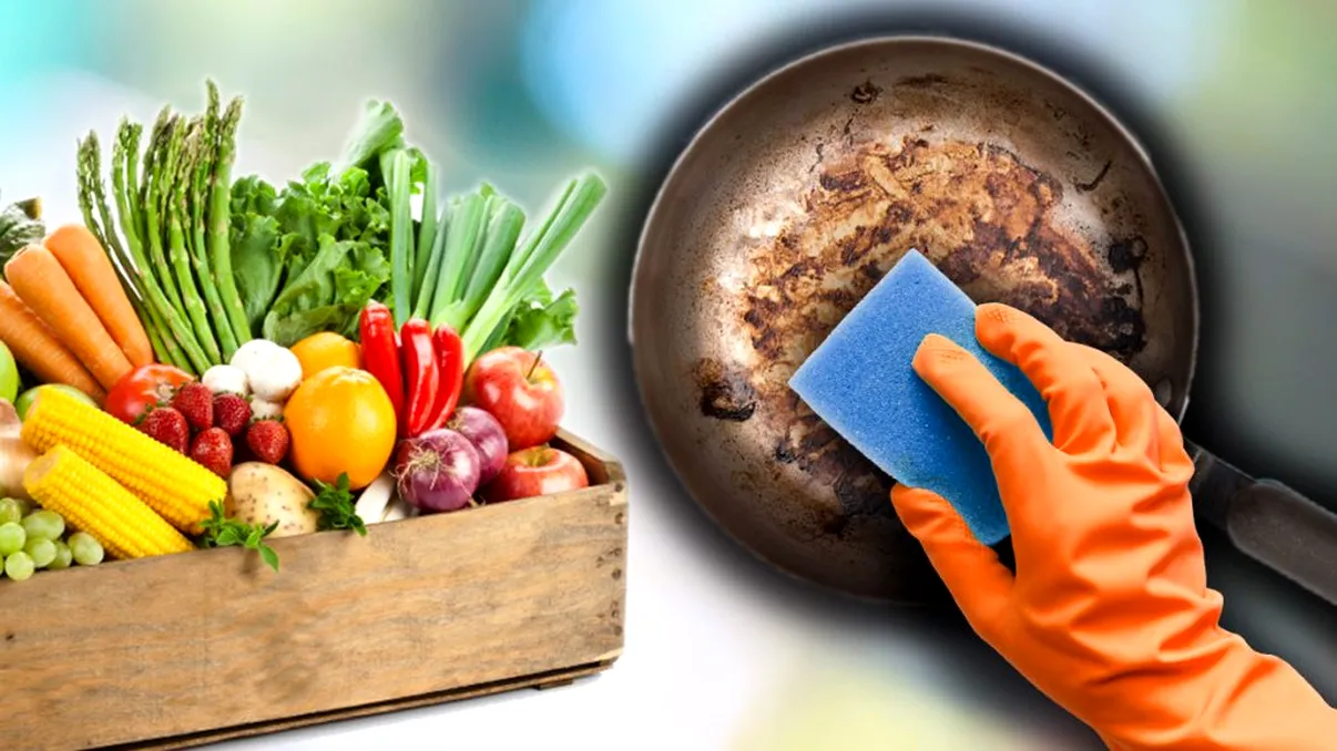 Fructul care curăță instant arsura de pe tigăi. Vor fi imaculate, ca noi în câteva secunde