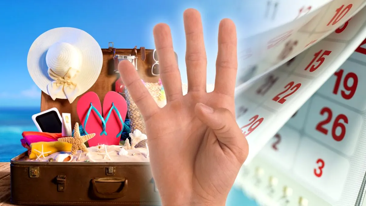 Patru zile libere pentru români. Când vor pleca în mini-vacanță?