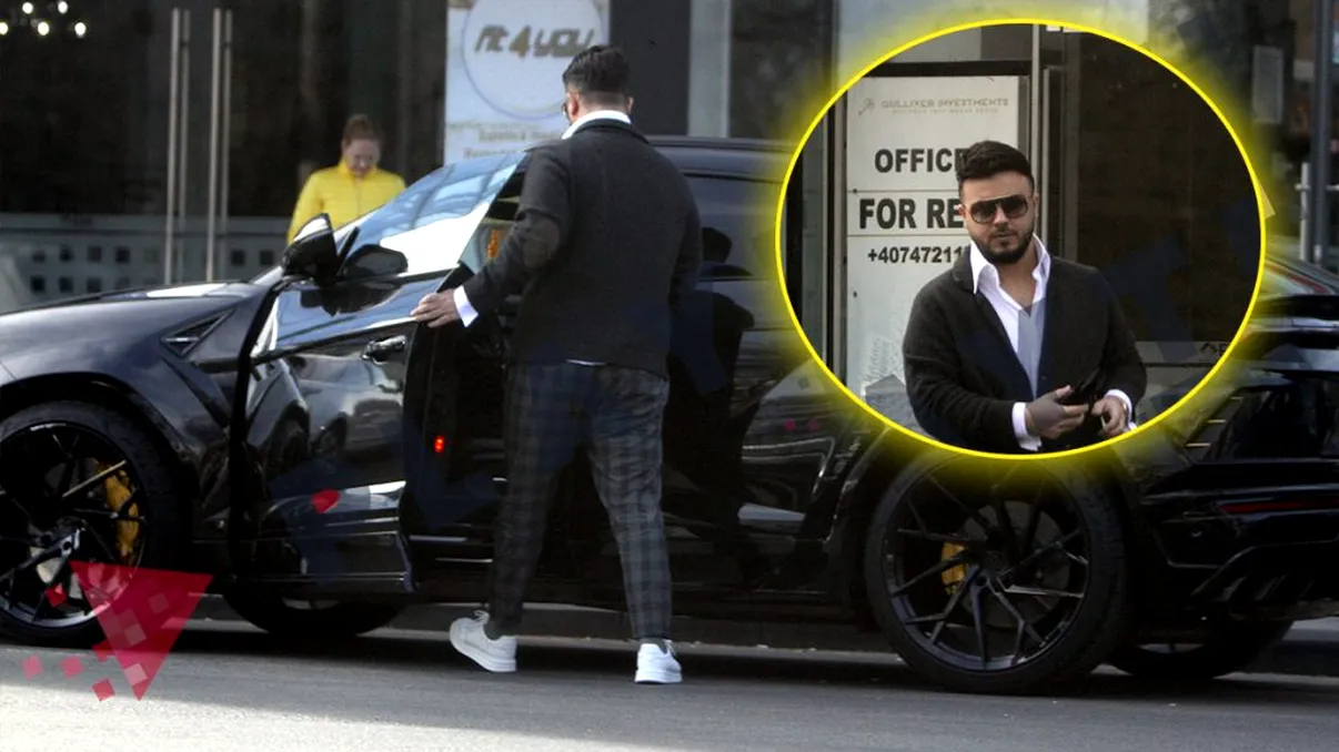 Unde a fost surprins Gabi Bădălău în ziua eliberării din arest a tatălui său. Iubitul Biancăi Drăguşanu, apariţie surpriză FOTO EXCLUSIV