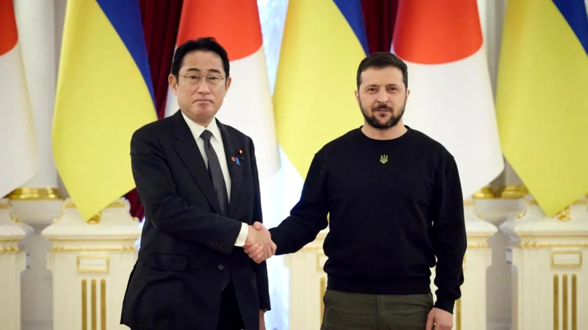 Volodimir Zelenski, anunț de ultimă oră după vizita premierului japonez la Kiev. Ce a stabilit liderul ucrainean cu Fumio Kishida: „Mulțumesc, Japonia!