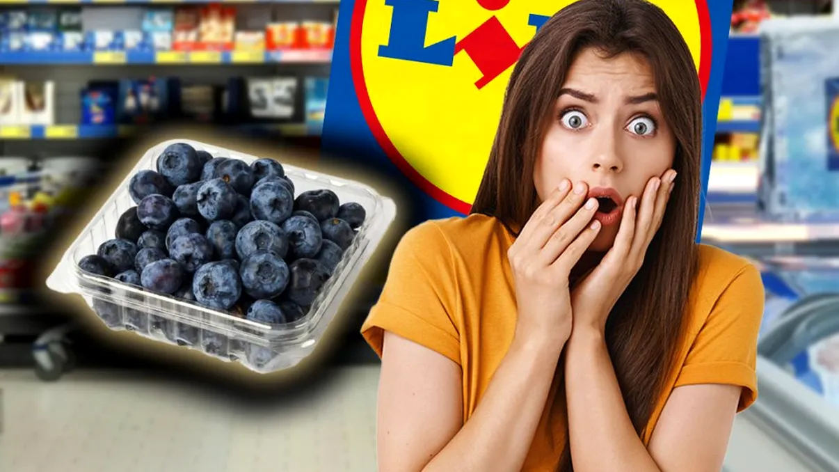 Ce mesaj a găsit o femeie pe afinele cumpărate dintr-un magazin Lidl. A avut un șoc când a ajuns acasă