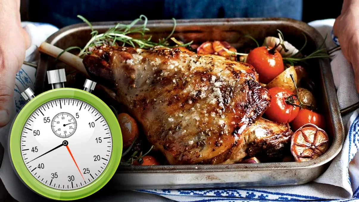 Ce să faci cu friptura de miel după 30 de minute de când ai pus-o în cuptor. Secretul bucătarilor de top