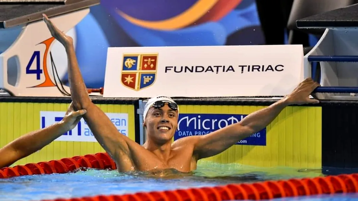 David Popovici, model pentru cei mai tineri sportivi. Tatăl înotătorului a dezvăluit care a fost „planul” pe care l-a aplicat cu fiul său