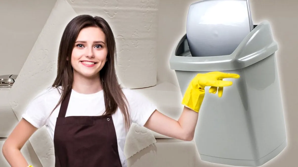 De ce pun gospodinele hârtie igienică în coşul de gunoi. Trucul genial care îţi va schimba viaţa