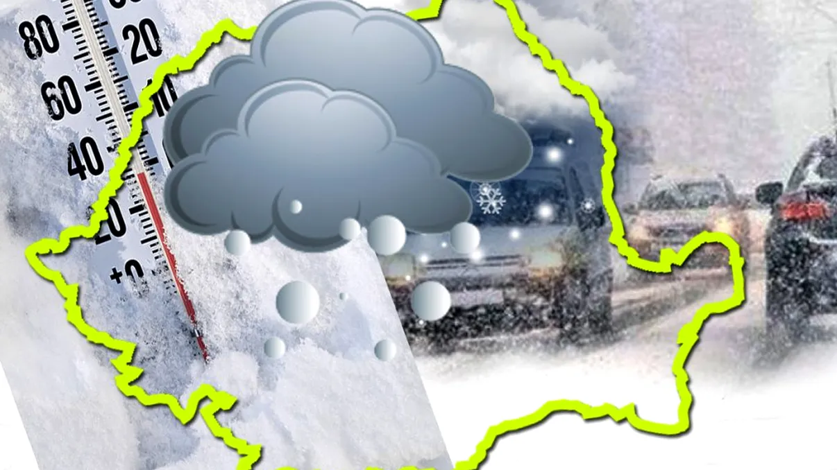 Ninsorile revin în România. E avertisment de vreme rea, zonele în care loveşte din nou valul de aer polar