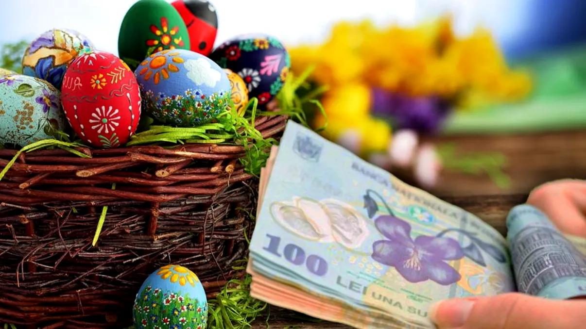 Se dau câte 300 lei de Paște. Toţi românii pot primi banii direct de la angajator