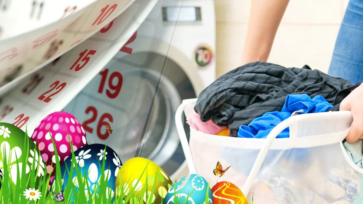 Zilele în care este interzis să speli înainte de Paşte. Puţine gospodine ştiu, e mare păcat