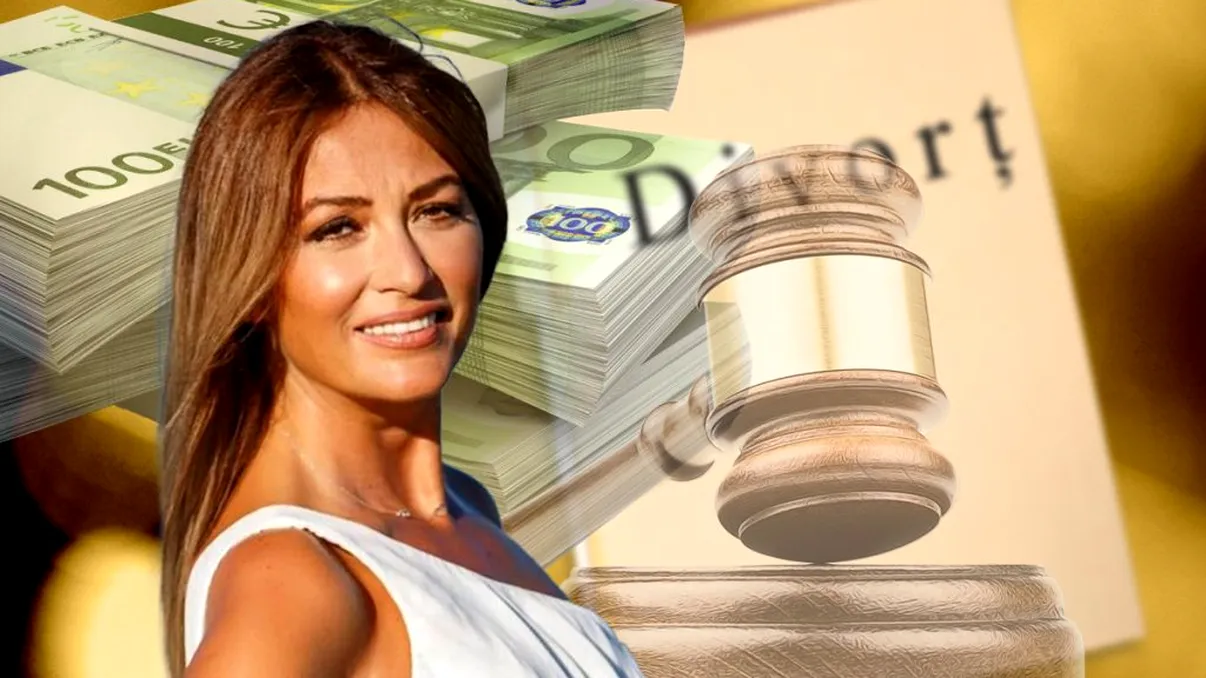 Anca Țurcașiu ajunge la tribunal după divorțul de soțul său. Suma pe care este obligată să o plătească