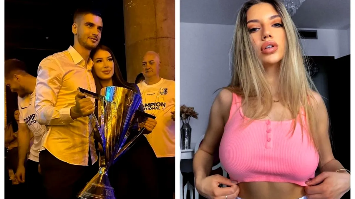 Cu cine a înlocuit-o Dragoș Nedelcu pe cântăreața Aza Gabriela. Frumosa brunetă, apariție de senzație la petrecerea campionilor lui Gheorghe Hagi - GALERIE FOTO