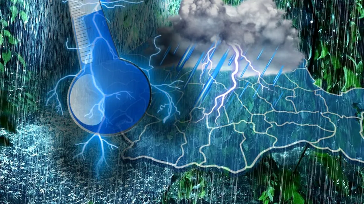 Prognoza meteo actualizată pentru România. Vremea se schimbă brusc, unde va ploua