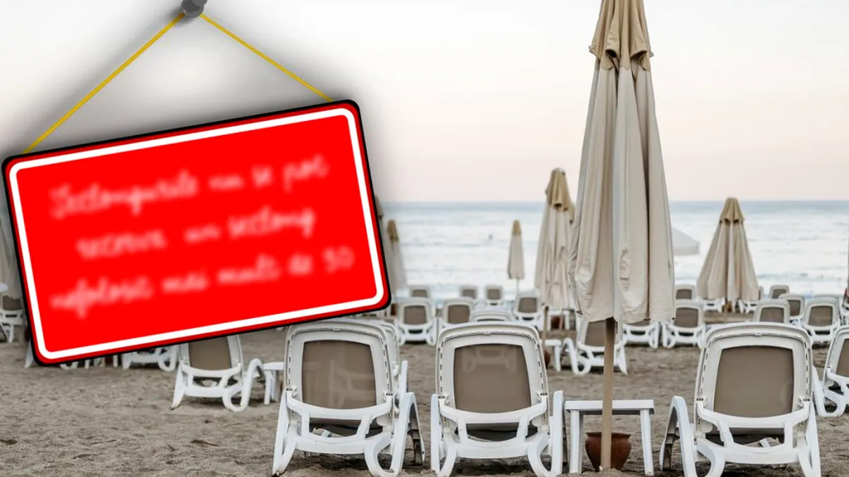 Anunțul incredibil pe care turiștii l-au citit pe o plajă de pe litoralul românesc. Nu te vei mai ridica deloc de pe șezlong